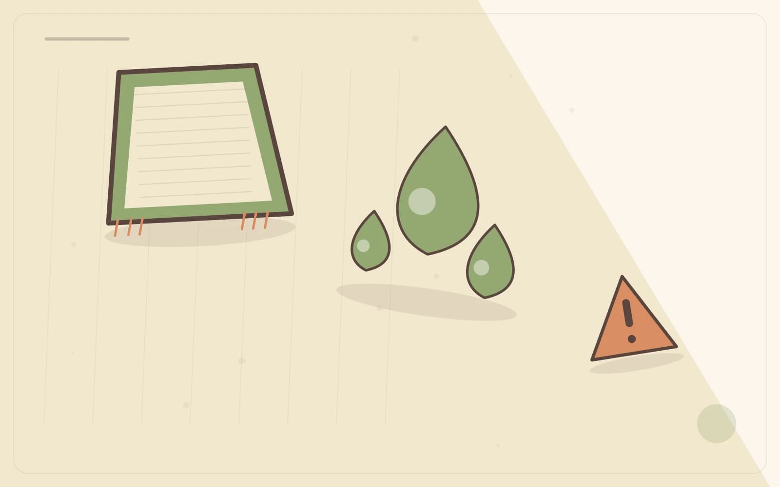 Editorial illustration featuring rug, water, hazard for the article “Water on Carpet: Stop, Record the Source and Assess the Risk”.