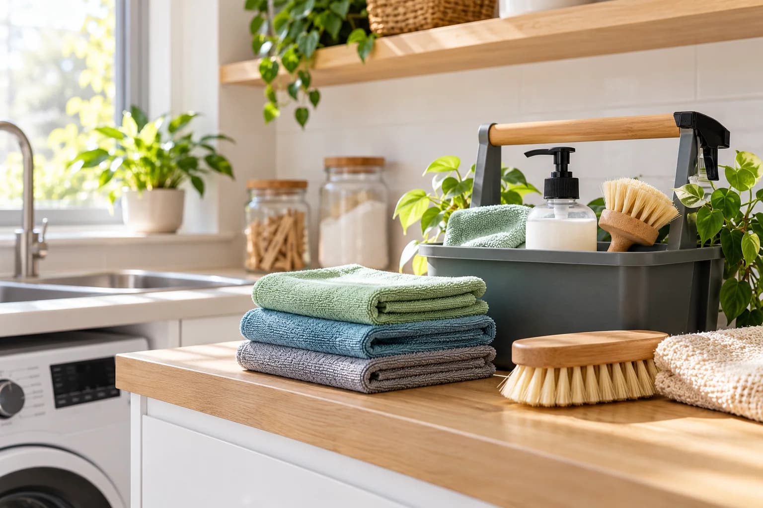 Reduce packaging and product waste: Sustainable Cleaning Tips for Busy Households