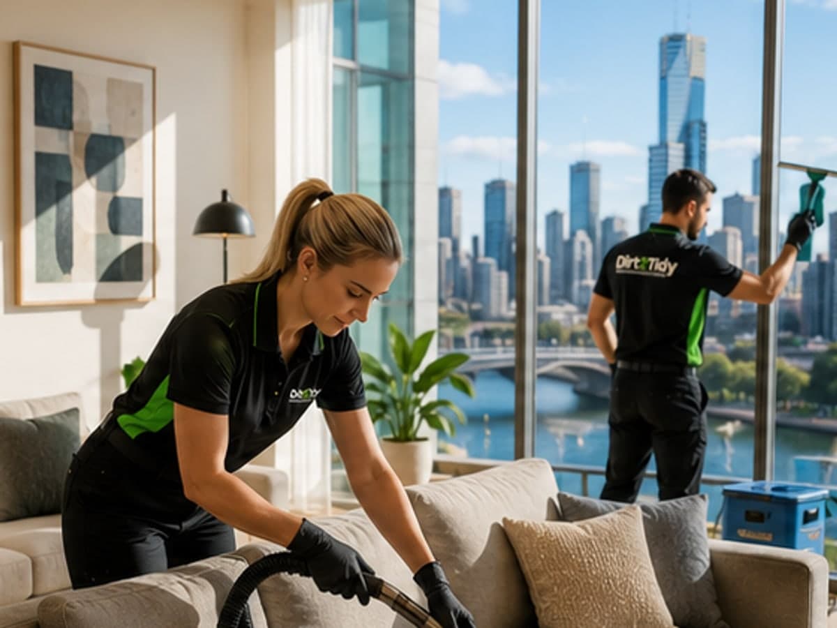 Dirt2Tidy cleaning services available across Melbourne