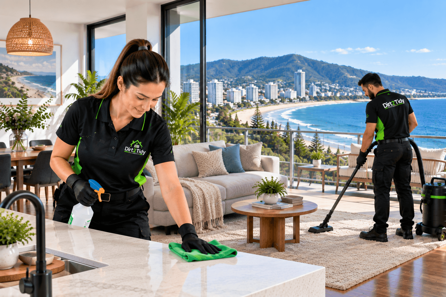 Dirt2Tidy cleaning services available across Wollongong