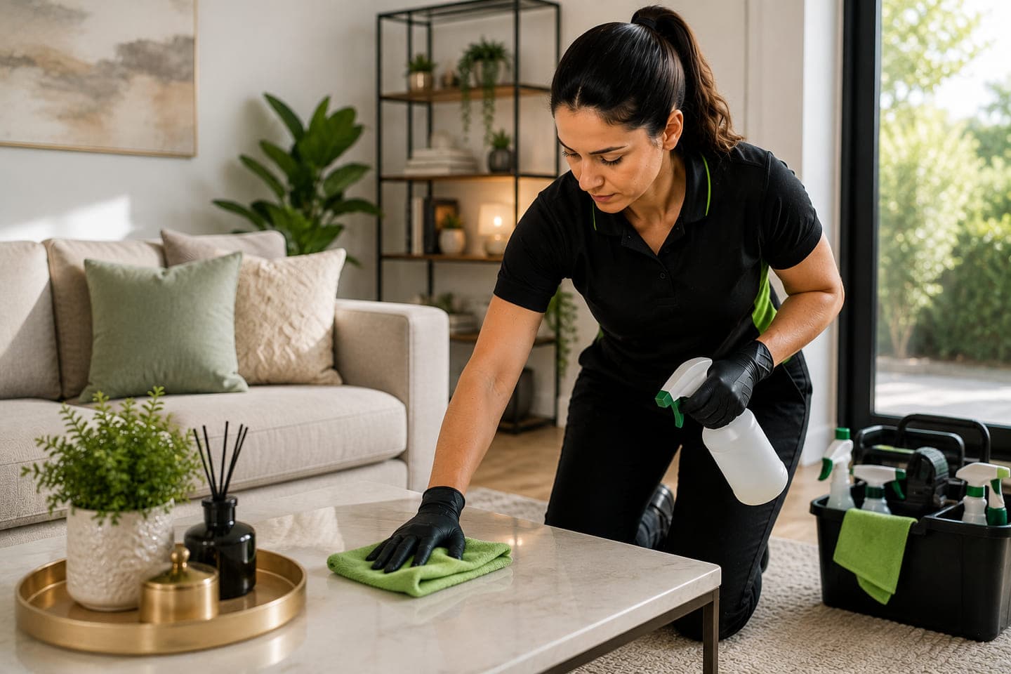 One-off cleaning visit in an Australian home