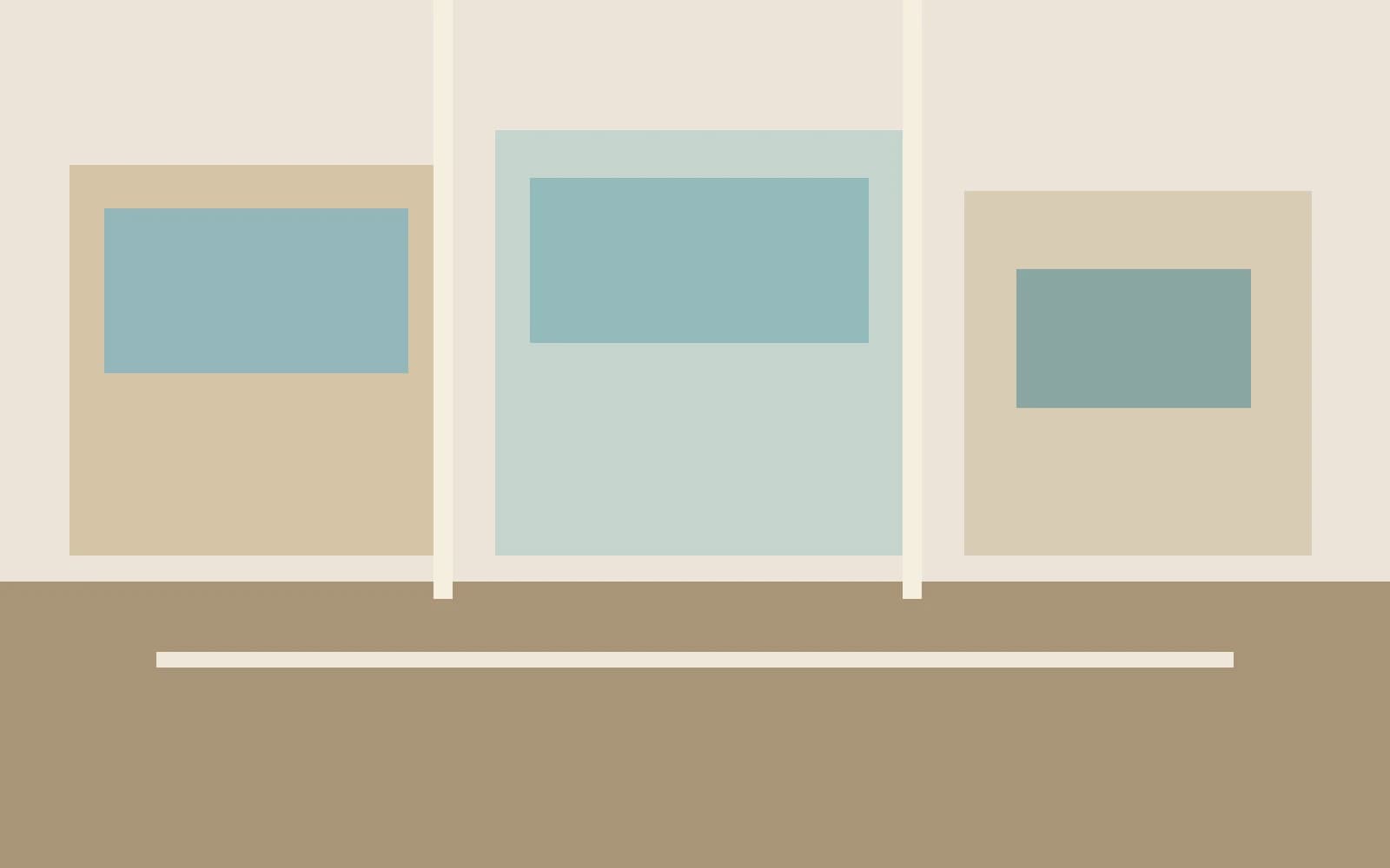 Connected home areas with distinct living, kitchen and bathroom cleaning scopes
