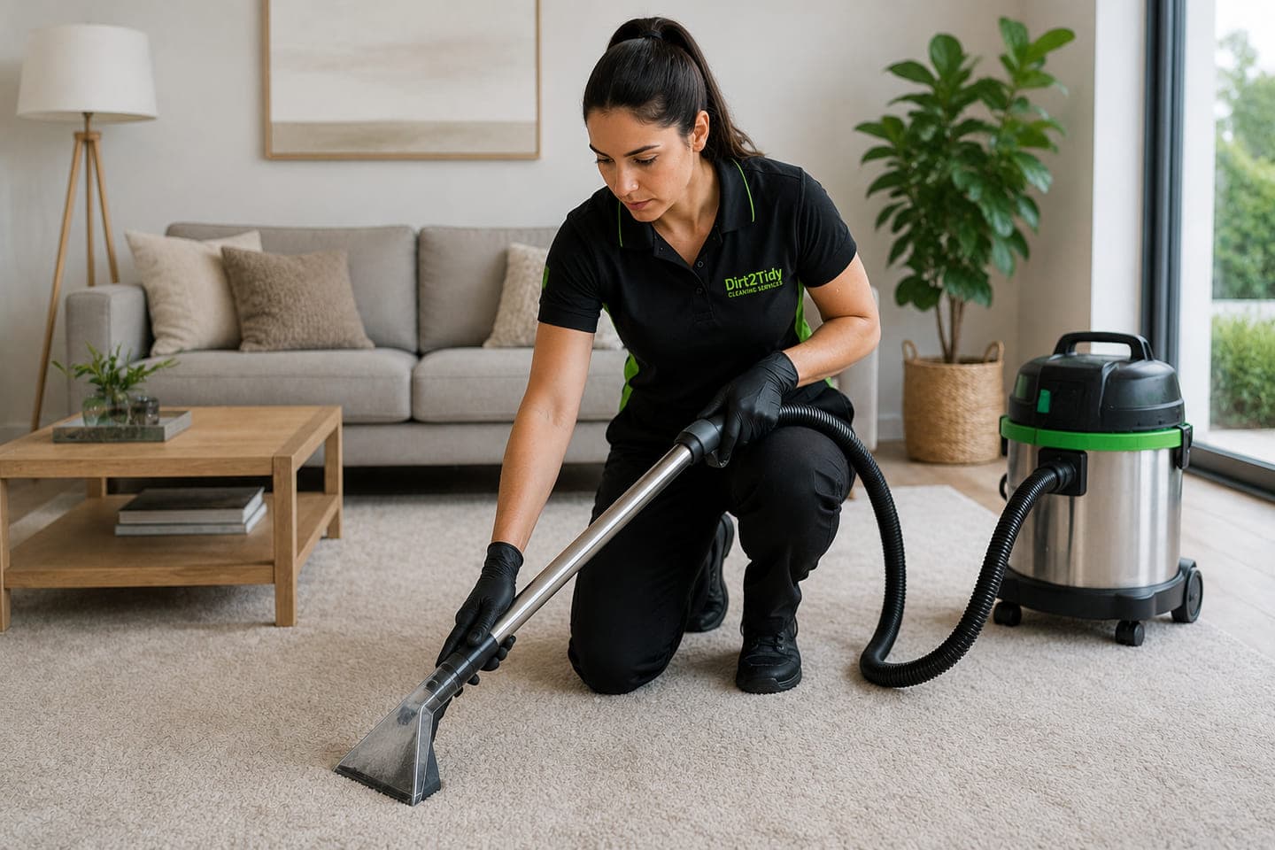 Professional Dirt2Tidy cleaning service in an Australian home