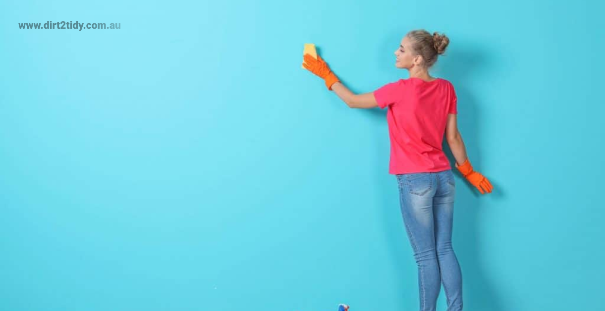 What is the best way to clean dust from painted walls? Dirt2Tidy