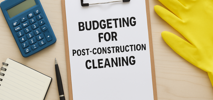 Budgeting for Post-Construction Cleaning