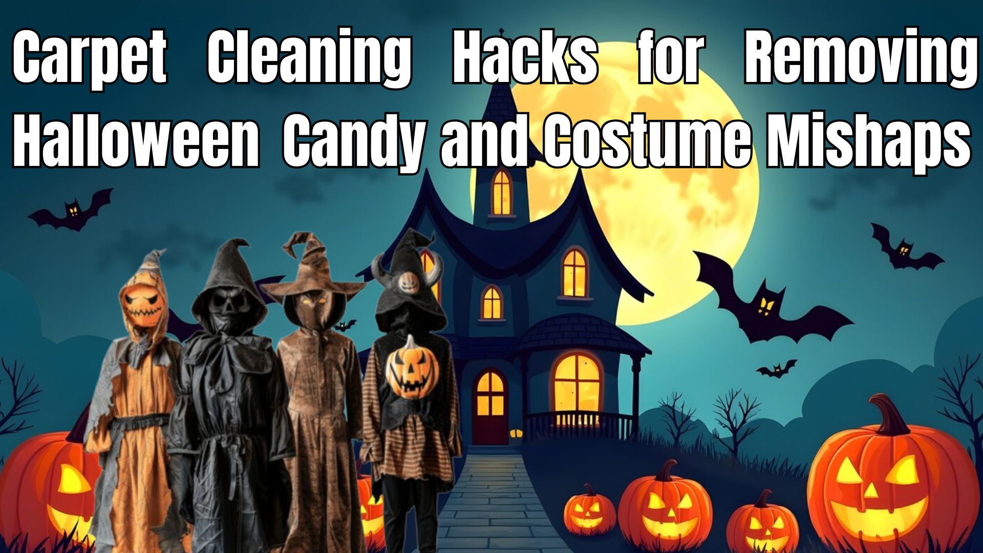Carpet Cleaning Hacks for Removing Halloween Candy Dirt2Tidy