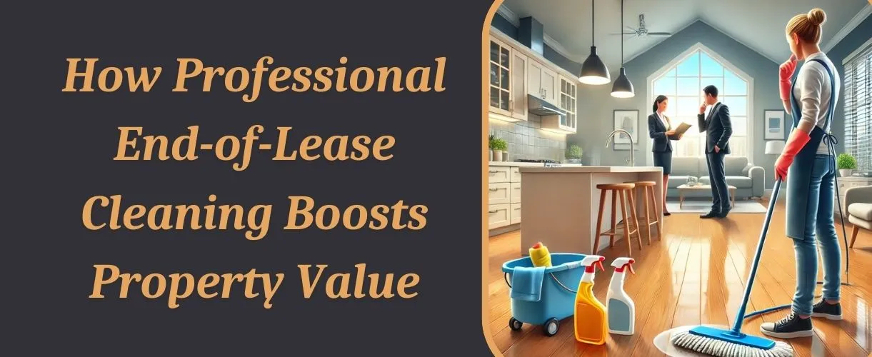 Cleaners preparing a home as property owners discuss, highlighting improved value.