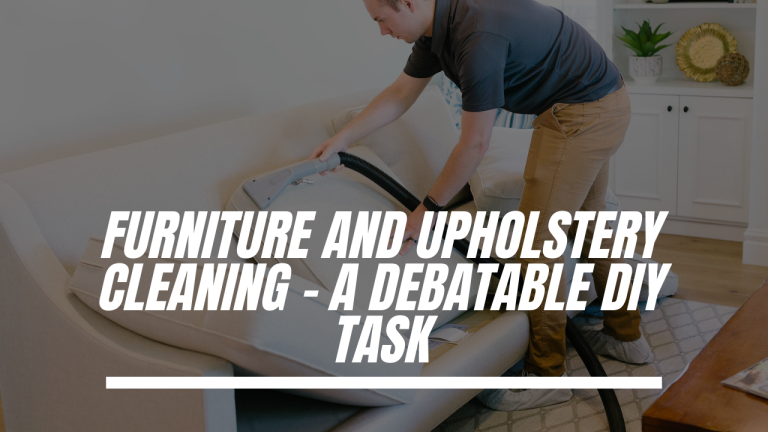 DIY upholstery cleaning