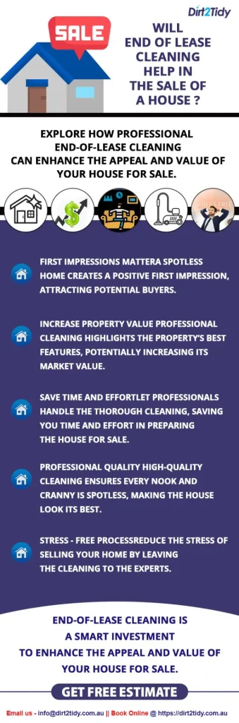 Professional end-of-lease cleaning can significantly boost your home's appeal and value.