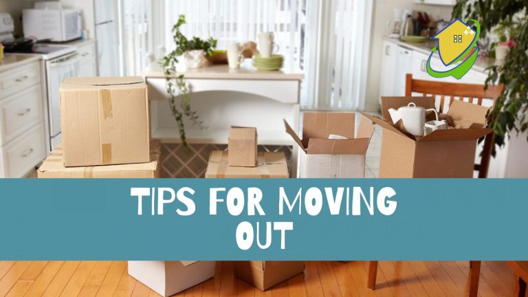 Tips for Moving Out – Cleaning