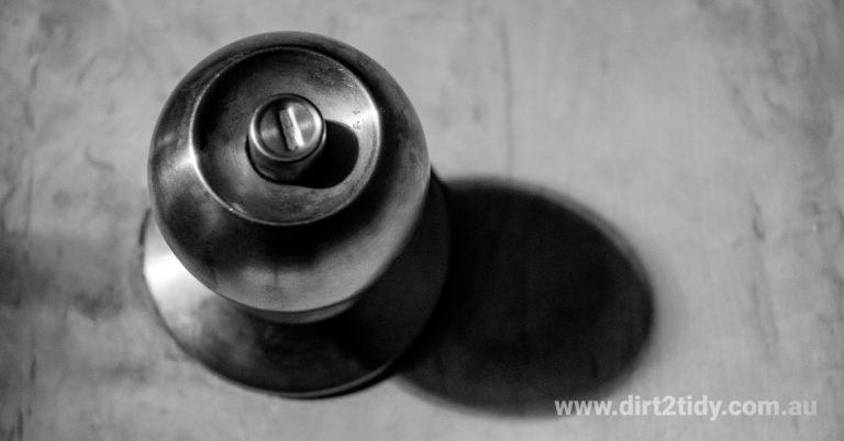 Do brass doorknobs automatically disinfect themselves? 2 Brass Doorknobs