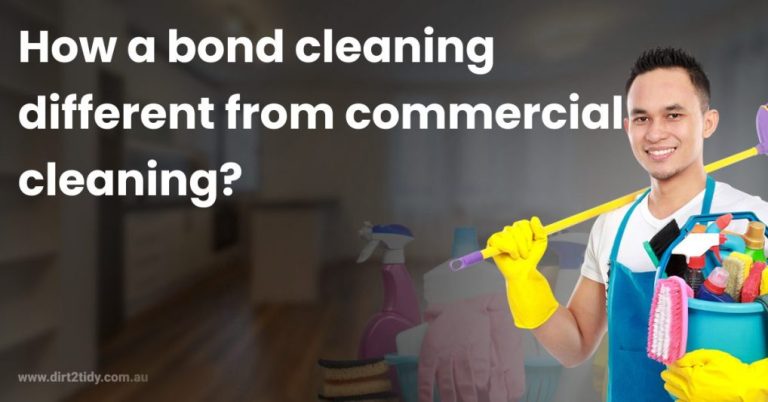 Bond cleaning