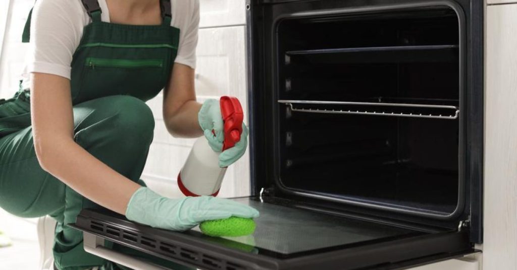 How do I clean oven door glass without chemicals? 1 end of lease cleaning