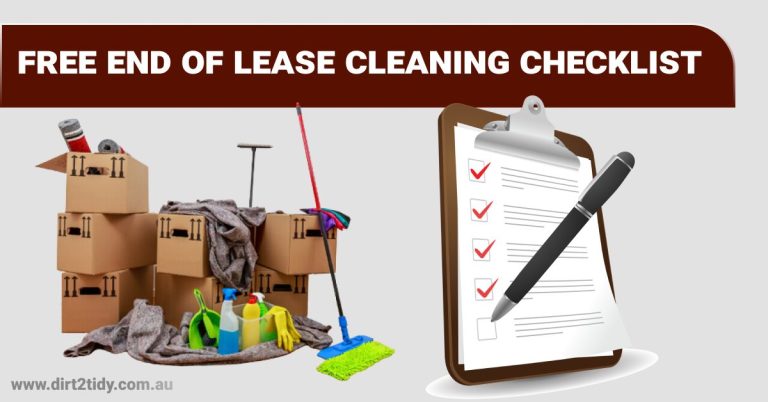 end of lease cleaning