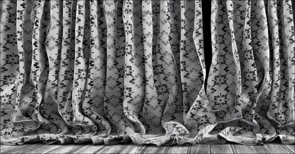 How to calculate wear and tear on a rental property? 3 Faded curtains