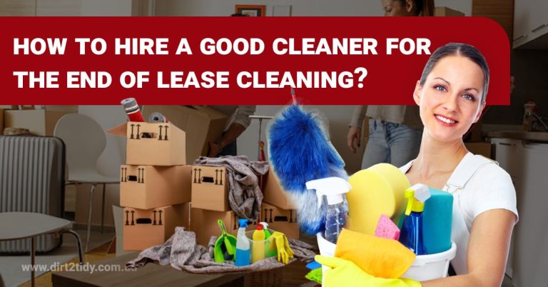 end of lease cleaning