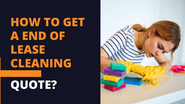 end of lease cleaning quote