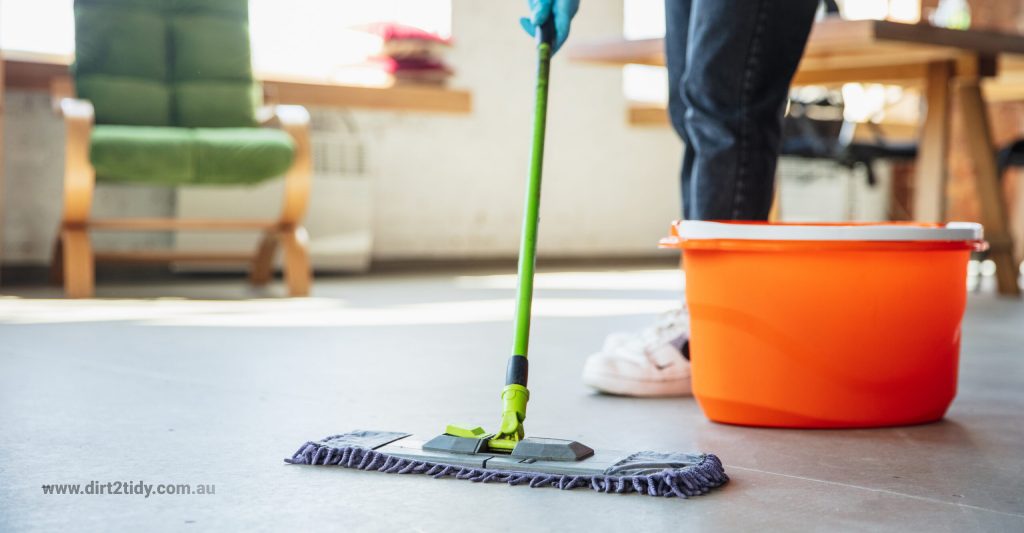 keeping the house clean