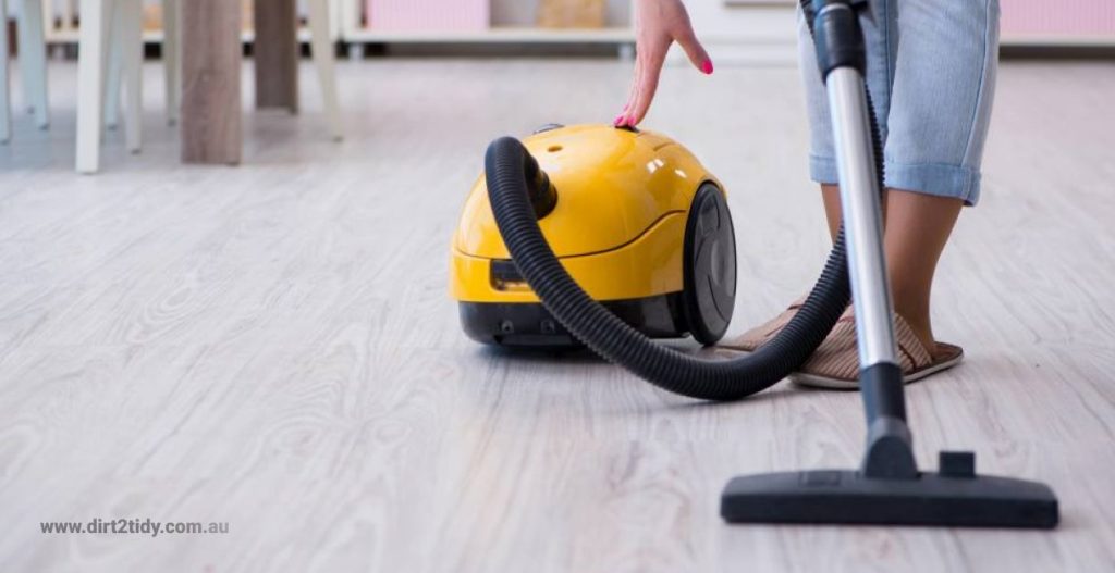 mopping or vacuum cleaning