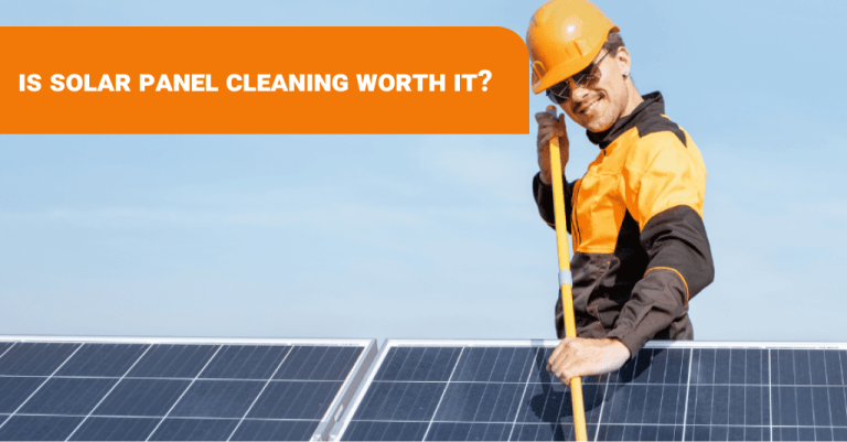 cleaning solar panel