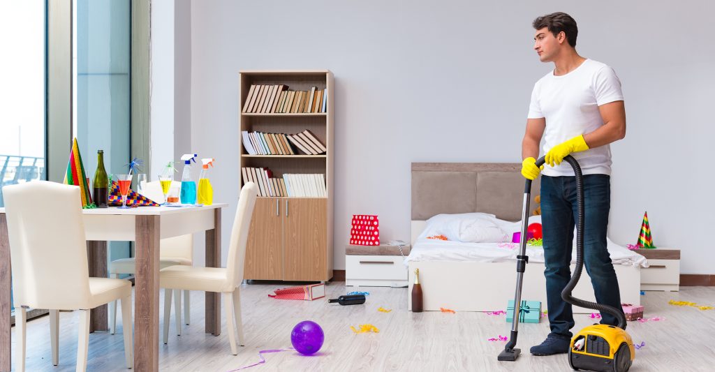 What are some holiday cleanup jobs 1 3