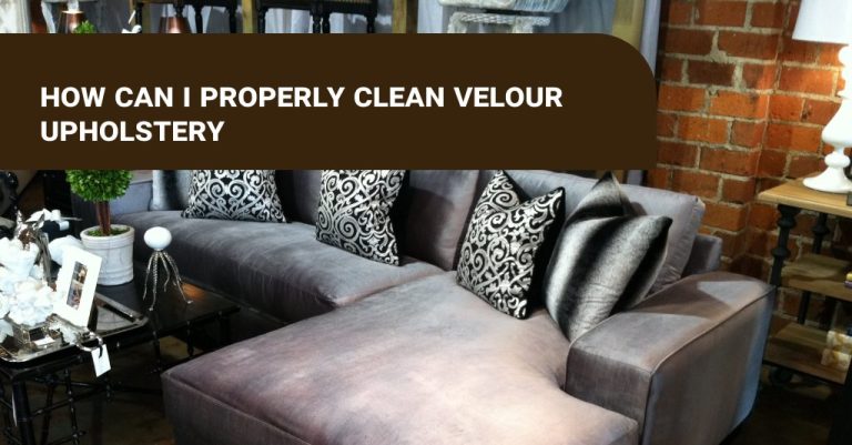 Velour upholstery