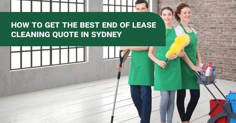 End of lease cleaning quote sydney