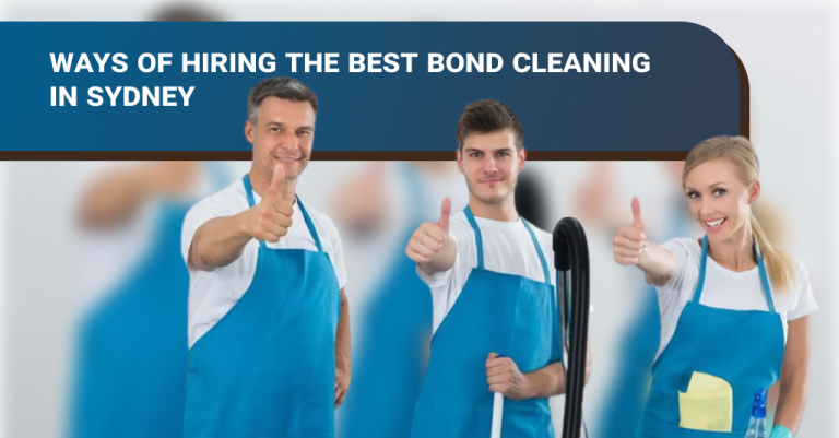 best bond cleaning in Sydney