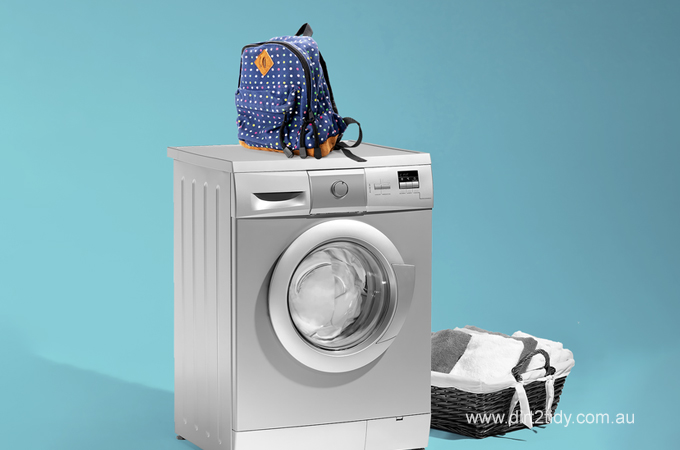 washing your backpack