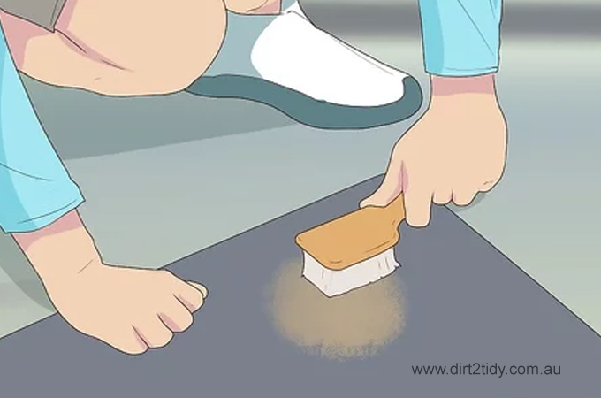 plastic floor mat smell