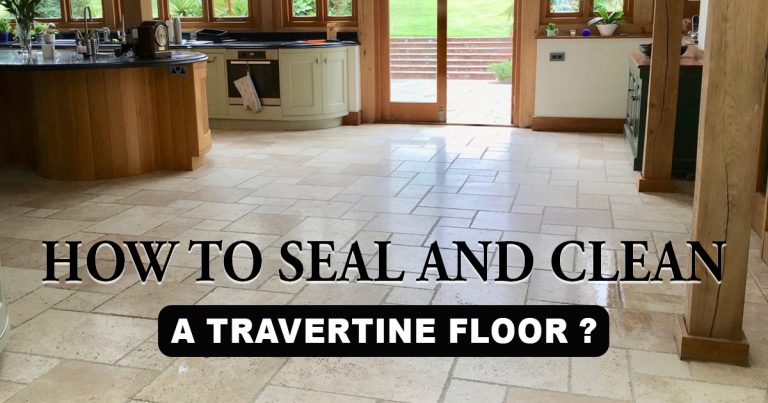 Travertine floor