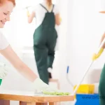 Dirt2Tidy cleaning crew ready with tools