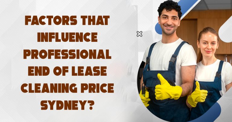 professional end of lease cleaning