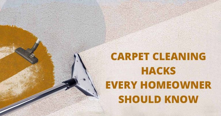 carpet cleaning hacks