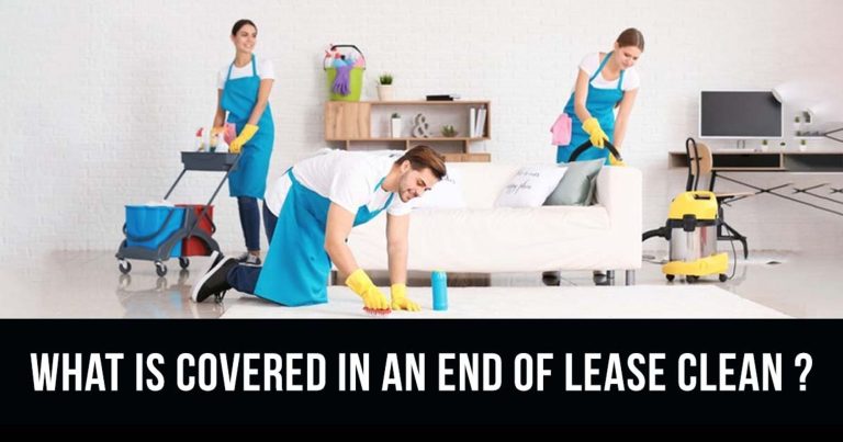 End of lease clean