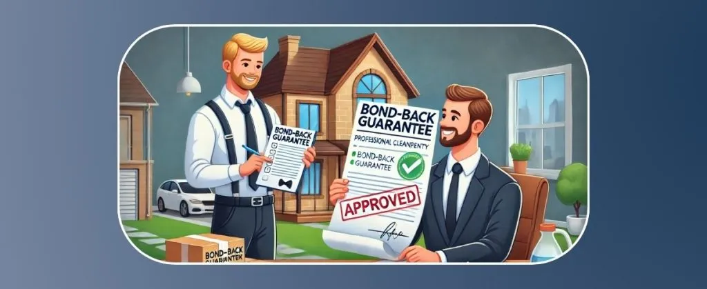 How End of Lease Cleaning Has Changed Over the Years 4 Happy client receiving approved bond-back guarantee after professional cleaning service.