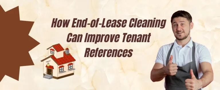 Man giving thumbs up, highlighting how end of lease cleaning improves tenant references.