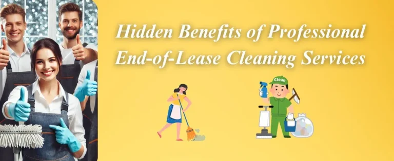 Smiling cleaning crew showing thumbs up, showcasing hidden perks of professional end of lease cleaning.