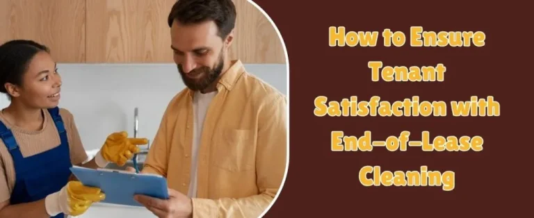 A cleaner showing a checklist to a tenant, illustrating communication and satisfaction during the cleaning process.