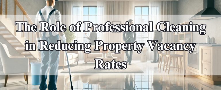 The Role of Professional Cleaning in Reducing Property Vacancy Rates
