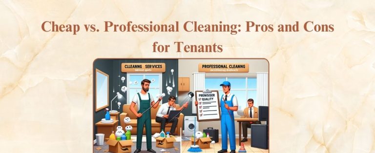 Cheap vs. Professional Cleaning: Pros and Cons for Tenants