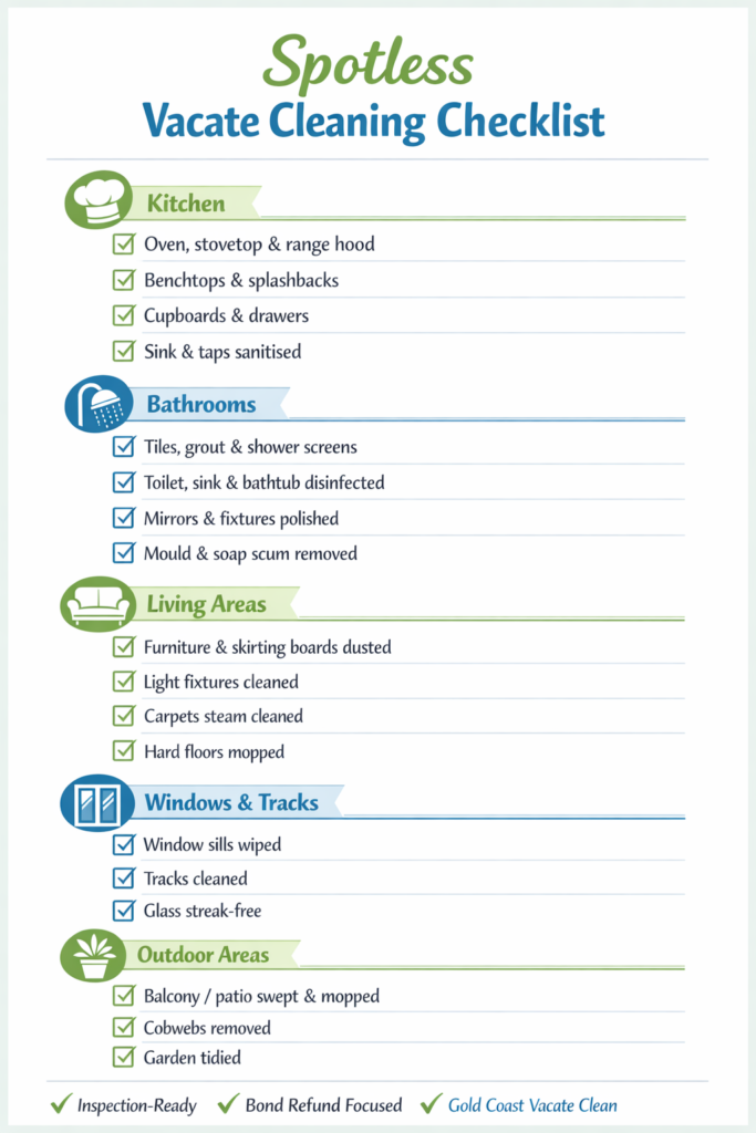 Tips for Vacate Cleaning in Gold Coast