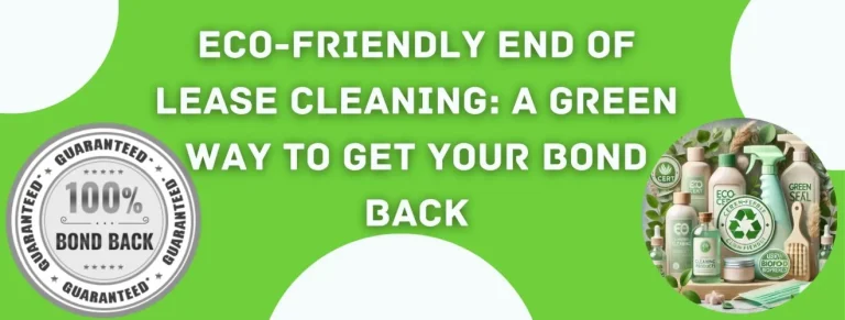 Eco-friendly cleaning products with a 100% bond back guarantee.