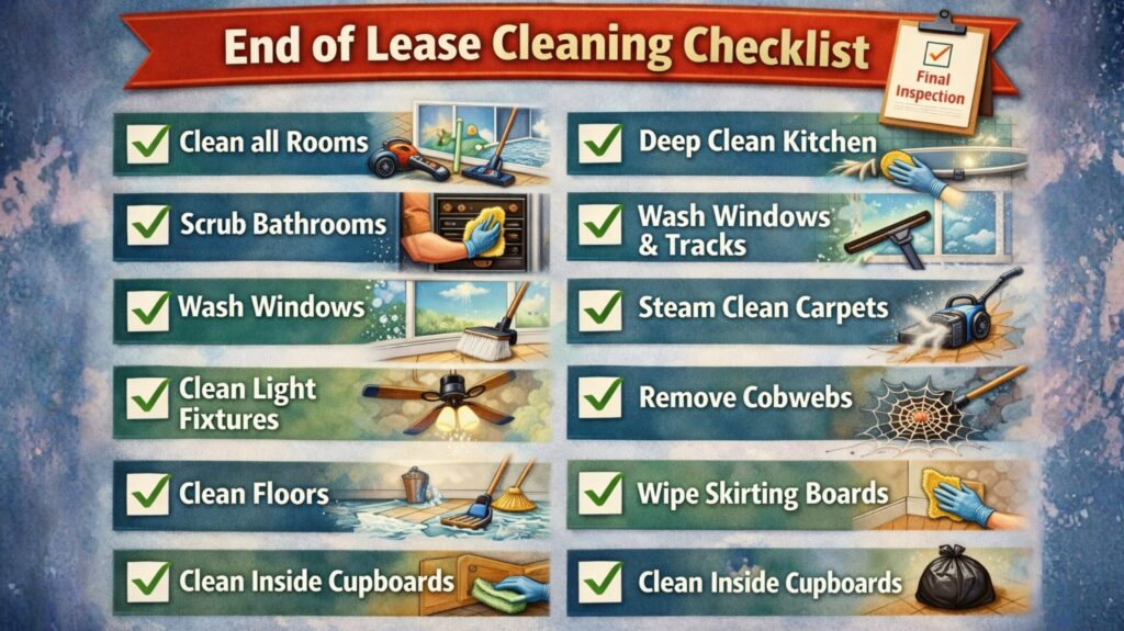 How to Choose the Best End of Lease Cleaning Checklist 2 Best End of Lease Cleaning Checklist