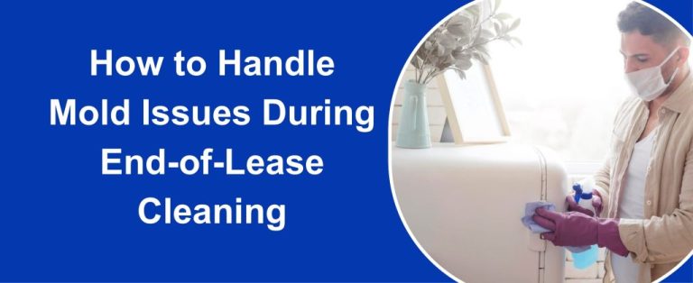 How to Handle Mold Issues During End of Lease Cleaning