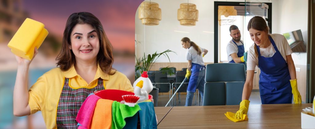 What is a residential cleaning service? 1 residential cleaning service