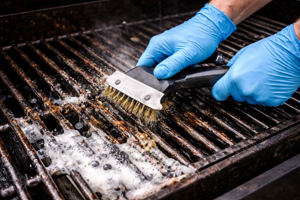 clean a barbecue in Australia