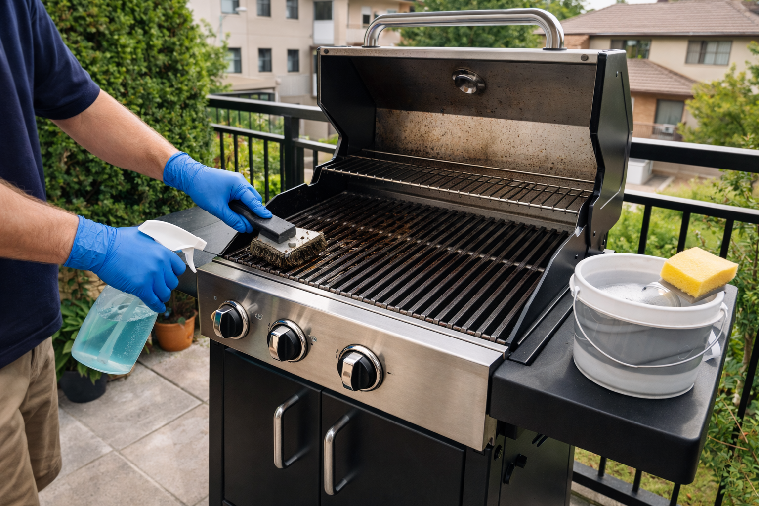 clean a barbecue in Australia