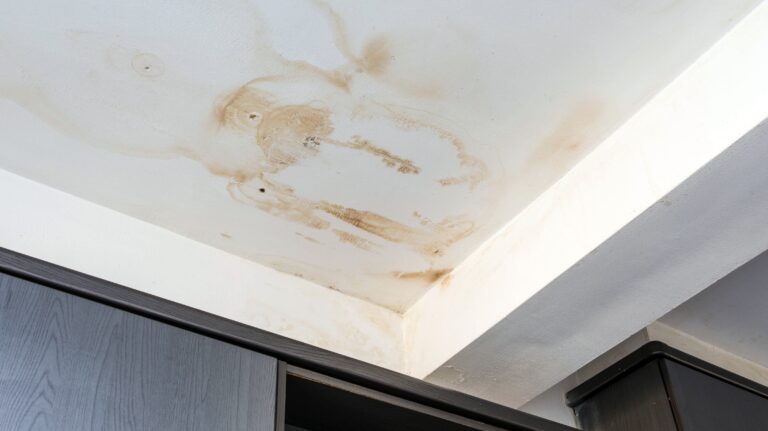 ceiling damage end of lease inspection