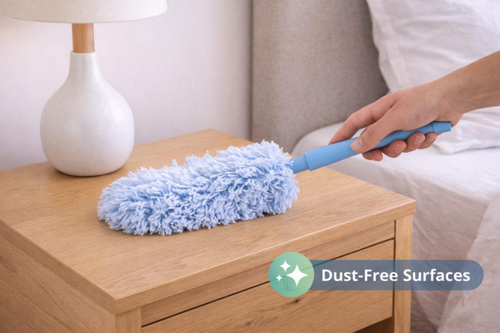 Top Allergy-Friendly Bedroom Cleaning Tips to Support Sleep Health 1 Allergy-Friendly Bedroom Cleaning